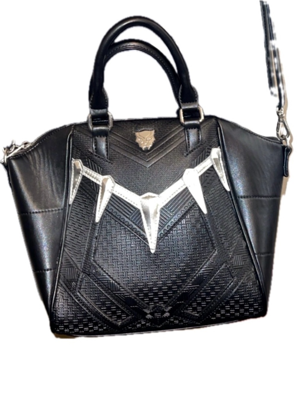 Loungefly Marvel Black Panther Cosplay Crossbody Satchel Bag NWOT
